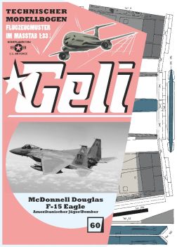 McDonnell Douglas F-15 Eagle "Amerikanischer Jäger/Bomber"  (Nr.60) 1:33