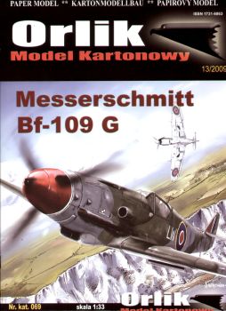 Beuteflugzeug Messerschmitt Bf-109 G14 der RAF 1:33