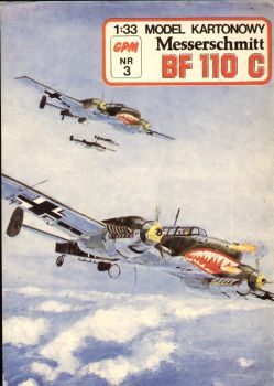 Messerschmitt Bf-110C 1:33 (GPM Nr. 003)