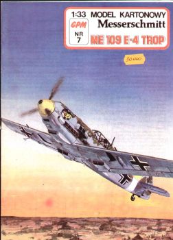 Messerschmitt Me-109 E-4 Trop 1:33 (GPM Nr. 007), ANGEBOT