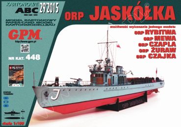 Minenleger ORP Jaskolka oder 5 andere Schwesterboote (1936 oder 1939) 1:100 präzise