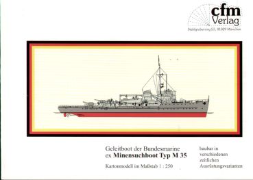 Minensuchboot Typ M35 Bundesmarine 1:250