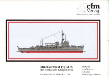 Minensuchboot Typ M35 Kriegsmarine 1:250