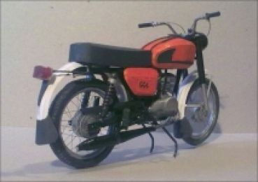 Motorrad WSK MO6B3 "Gil" (1970er) 1:9 präzise, Offsetdruck