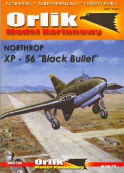 Nurflügelflugzeug Northrop XP-56 Black Bullet 1:33 übersetzt