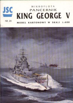 Panzerschiff HMS King George V 1:400 (Erstausgabe JSC 24)