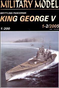 Panzerschiff HMS King George V (1941) 1:200 übersetzt, inkl. Spanten-/Geschützrohren-/Ätzsatz