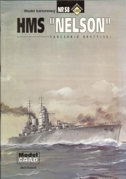 Panzerschiff HMS Nelson (nach dem Umbau Januar 1940) 1:200