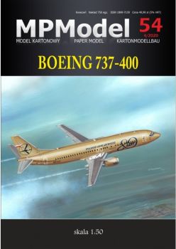 Passagierflugzeug Boeing 737-400 "80 Jahre PLL LOT" 1:50