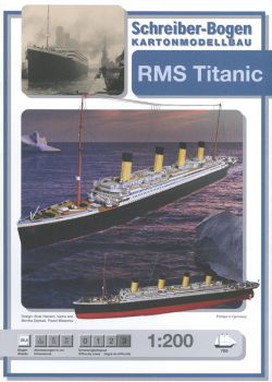 Passagierschiff RMS Titanic 1:200 deutsche Anleitung