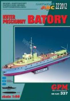 Patrouillenboot ORP Batory (1932) 1:50 inkl. Lasercutsatz