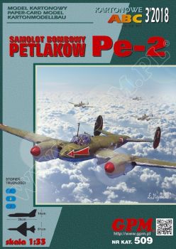 Petlakow Pe-2 (polnische oder tschechoslowakische Bemalung) 1:33