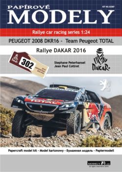 Peugeot 2008 DKR16 Team Peugeot Total (#302, Dakar-Rallye 2016) 1:24