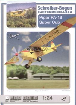 Mehrzweckflugzeug Piper PA-18 Super Cub 1:24 deutsche Anleitung