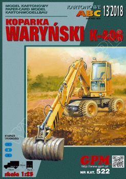 Polnischer Rad-Bagger Warynski K-406 1:25