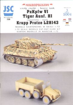 Pz.Kpfw.VI Tiger Ausf.H1 + LkW Krupp Protze L2Hl43 1:72