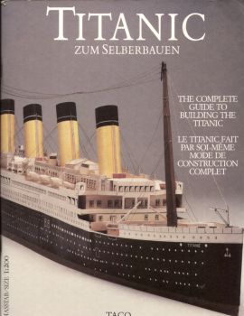 RMS TITANIC (1912) 1:200 einfach, deutsche Bauanleitung