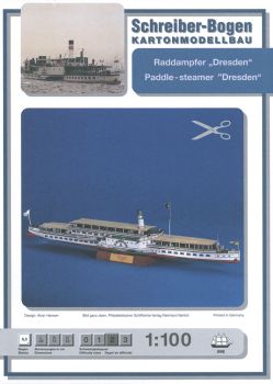 Raddampfer Dresden (Bj. 1926) 1:100 deutsche Anleitung (696)
