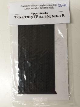 Radlaufflächen für Tatra 815 TP 24 265 6x6.1R / 1:35 / RW-79