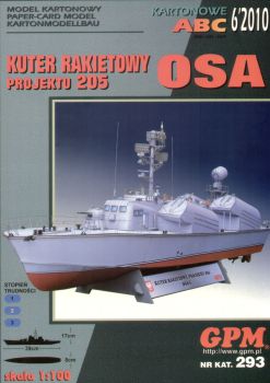 Raketenboot Projekt 205 ORP Osa-I Polnischer Marine 1:100