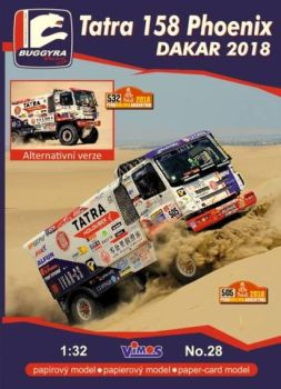 Rallye-Fahrzeug Tatra 158 Phoenix (Rallye Dakar 2018) in 2 optionalen Bemalungen 1:32