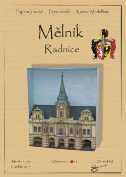 Rathaus aus Melnik in Böhmen von 1398 im letzten Viertel des 17. Jh. barockisiert 1:150
