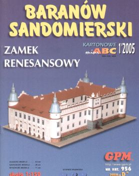 Renaissance-Schloss in Baranow Sandomierski / Polen 1:150  ANGEBOT