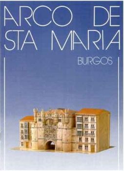 Renaissance-Stadttorbogen Santa María aus Burgos/Spanien (14. Jh.)