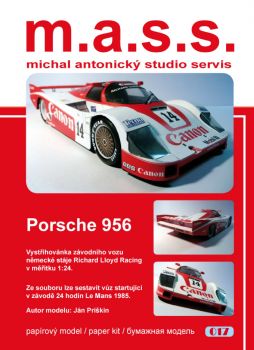 Rennwagen Porsche 956 des Teams Richard Lloyd Racing (Le Mans, 1985) 1:24