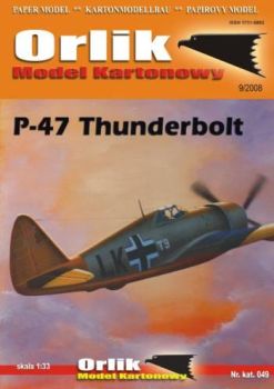 Republic P-47 Thunderbolt der Luftwaffe (Beuteflugzeug) 1:33