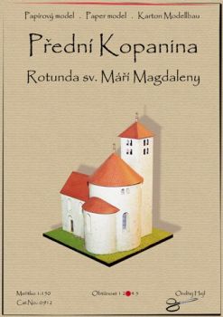 Romanische Rotunde der hl. Maria Magdalena aus P?ední Kopanina (Prag) 1:150