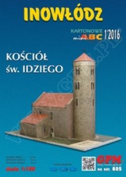 Sankt Ägidius Kirche / Kosciól sw. Idziego in Inowlodz / Polen (12. Jh.) 1:150
