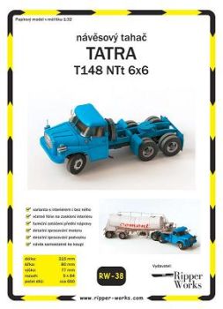 Sattelschlepper Tatra T148 NTt 6x6 (blau) 1:32