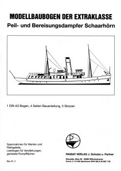 Peil- und Bereisungsdampfer Schaarhörn (Passat-Verlag Bau Nr. 2) sehr selten