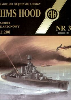 Schlachtschiff HMS Hood (Mai 1941) 1:200 Halinski (2.Ausgabe)