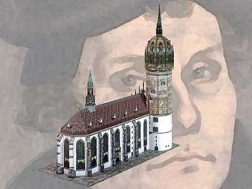 Schlosskirche Wittenberg 1:200 deutsche Anleitung