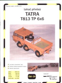 Schwere Zugmaschine Tatra T813 6x6 1:32   (RW-004)