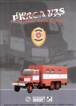 Schweres Feuerwehr-Fahrzeug PRAGA V3S-HA  1:32