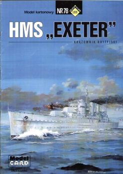 Schwerkreuzer HMS Exeter (1941) 1:200 Modelllänge: 88cm!