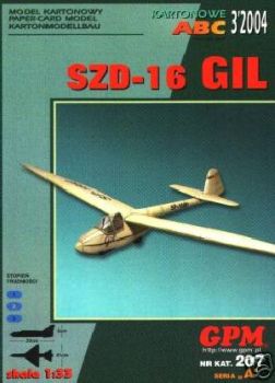 Segelflugzeug SZD-16 Gil 1:33