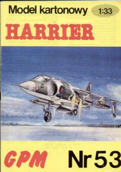 Senkrechtstarter BAe Harrier GR Mk.I der RAF 1:33 übersetzt