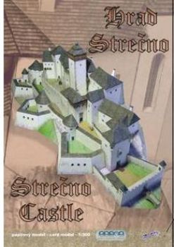Slowakische Burg Strecno (1300) 1:300