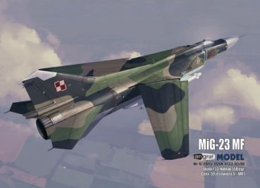 Sowjetischer Kampfflugzeug Mig-23 MF Flogger Polnischer Luftstreitkräfte 1:33