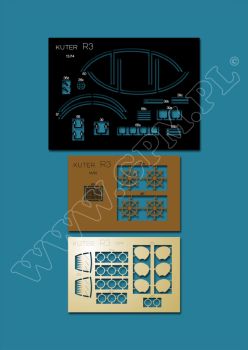 Spanten-/Detailsatz für Seenotrettungskreuzer R-3 (1956) 1:50 (GPM 562)