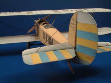 Sport- und Schulflugzeug Udet U12 Flamingo (1920er/1930er) 1:24 deutsche Anleitung