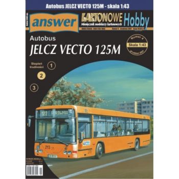 Stadtbus Jelcz Vecto 125M mit Inneneinreichtung 1:43 übersetzt