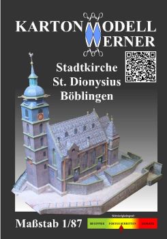 *Stadtkirche St. Dionysius Boblingen 1:87 (H0) deutsche Anleitung