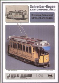 Strassenbahn Siemens-Schuckert 1:24 deutsche Anleitung