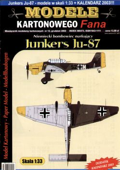 Stürzbomber Junkers Ju-87B-2 (Balkan, 1944) 1:33 übersetzt!