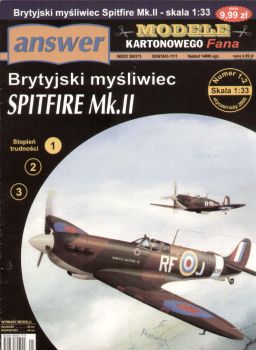 Supermarine Spitfire Mk.II der RAF 1:33 (Answer -MKT Nr.1-2/05)